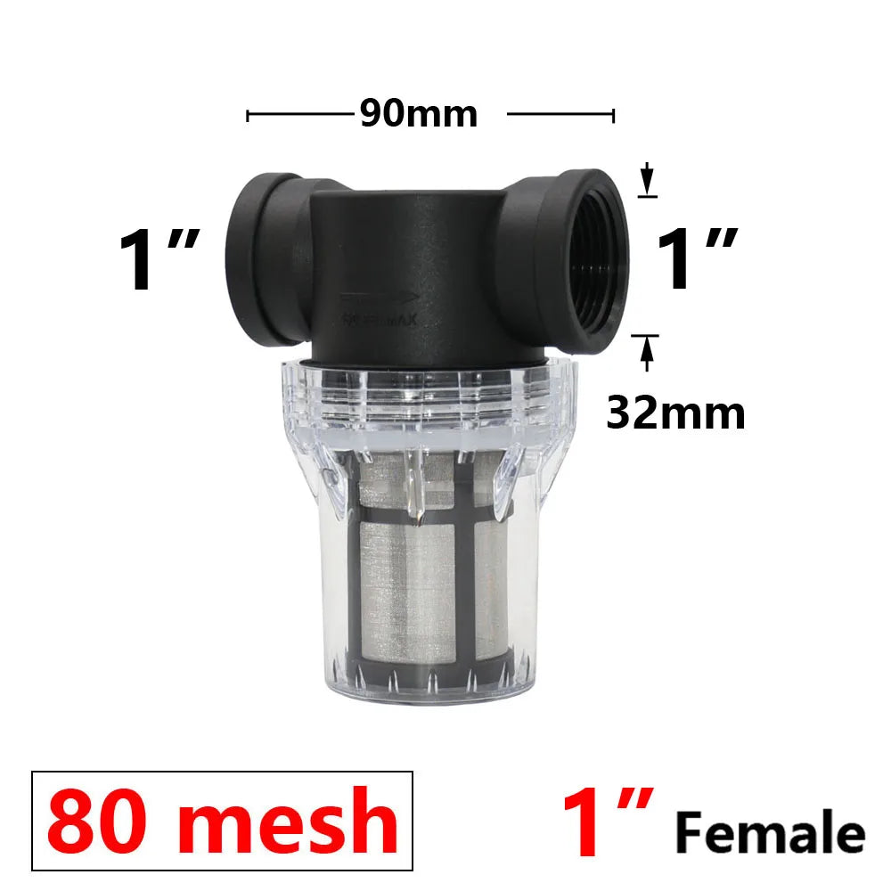 1/2 3/4 1 Inch Watering Filter For IBC Tank Tap Adapter S60 Ton Barrel Joint Garden Irrigation Aquarium Pump Water Gun Strainer