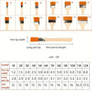 12pcs/set Memory Nylon Paint Brushes Set for Acrylic Oil Drawing Watercolor Wooden Painting Brush Tools Art Supplies