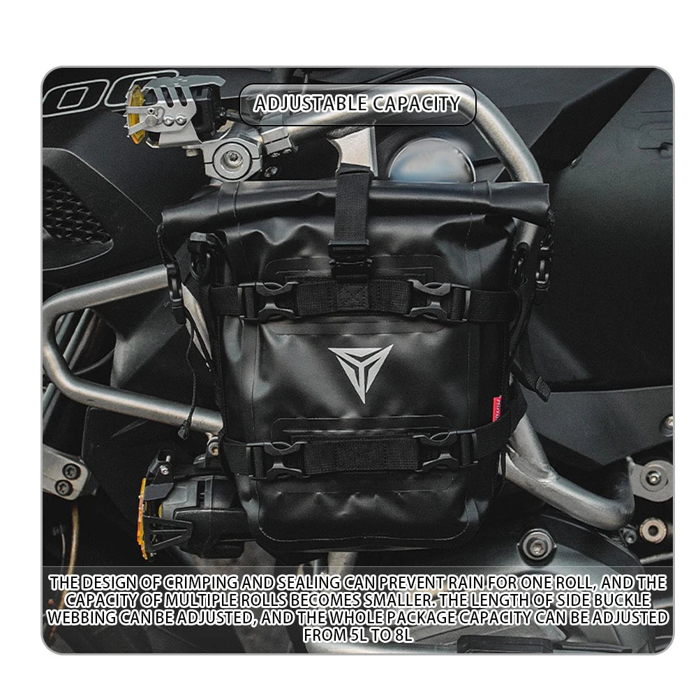 For BMW R1200GS R1250GS ADV For HONDA NC750X CB500X Motorcycle Frame Crash Bars Waterproof Bag Bumper Repair Tool Placement Bag