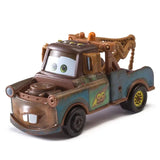Disney Pixar Cars Toys Racing Lightning McQueen Jackson Storm Mater Sheriff 1:55 Diecast Model Car Toy Children Birthday Gift