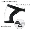 Máscara de protección laboral, protector facial transparente, protector facial transparente, pantalla protectora facial, accesorios de cocina, gadgets