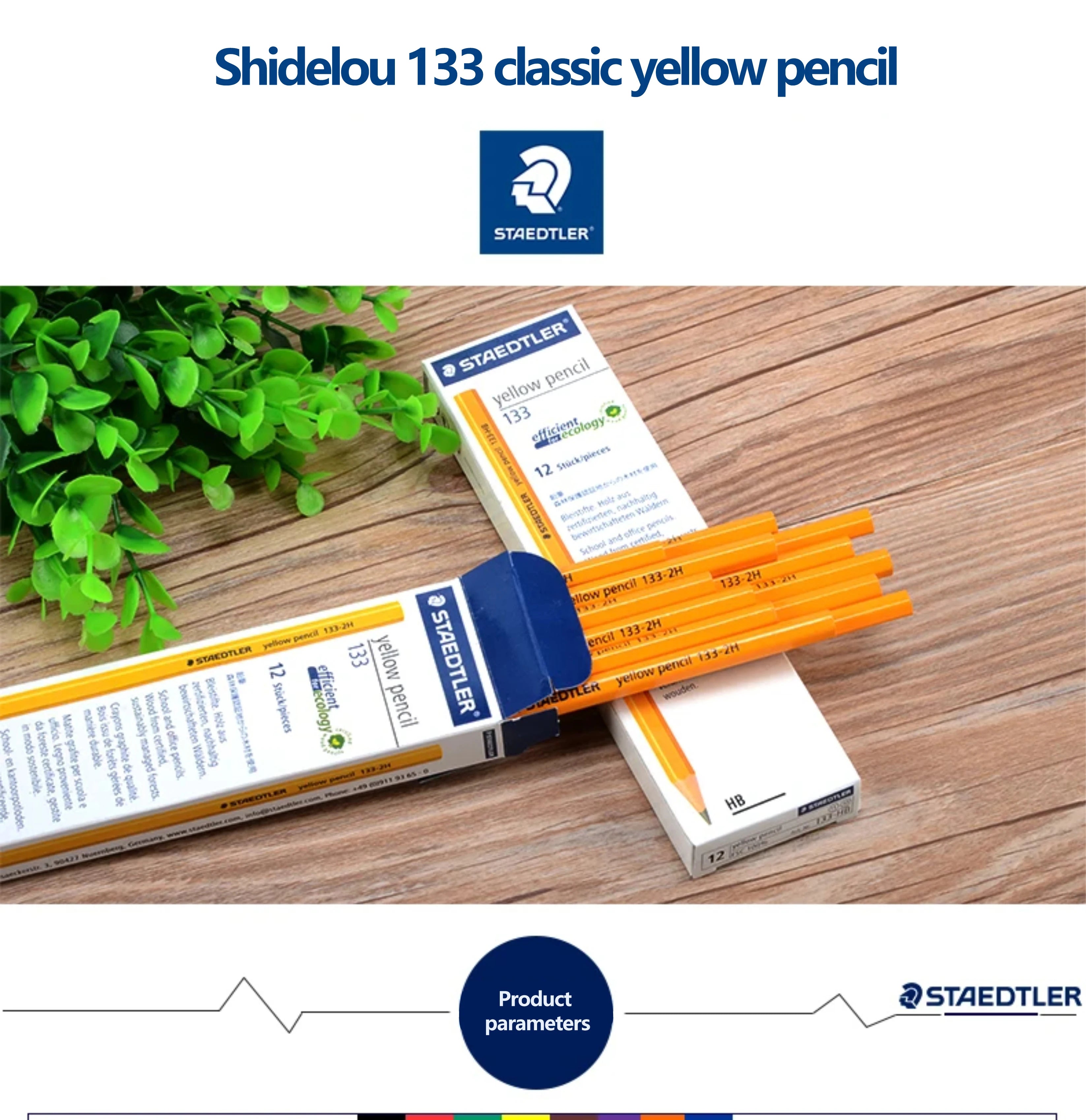 12pcs STAEDTLER Pencil HB/2B School Stationery Office Supplies Drawing Sketch Pencil Student Art Supply