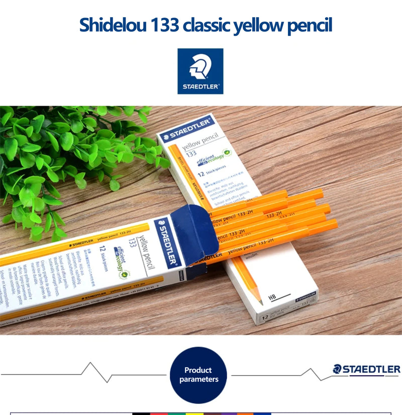 12pcs STAEDTLER Pencil HB/2B School Stationery Office Supplies Drawing Sketch Pencil Student Art Supply