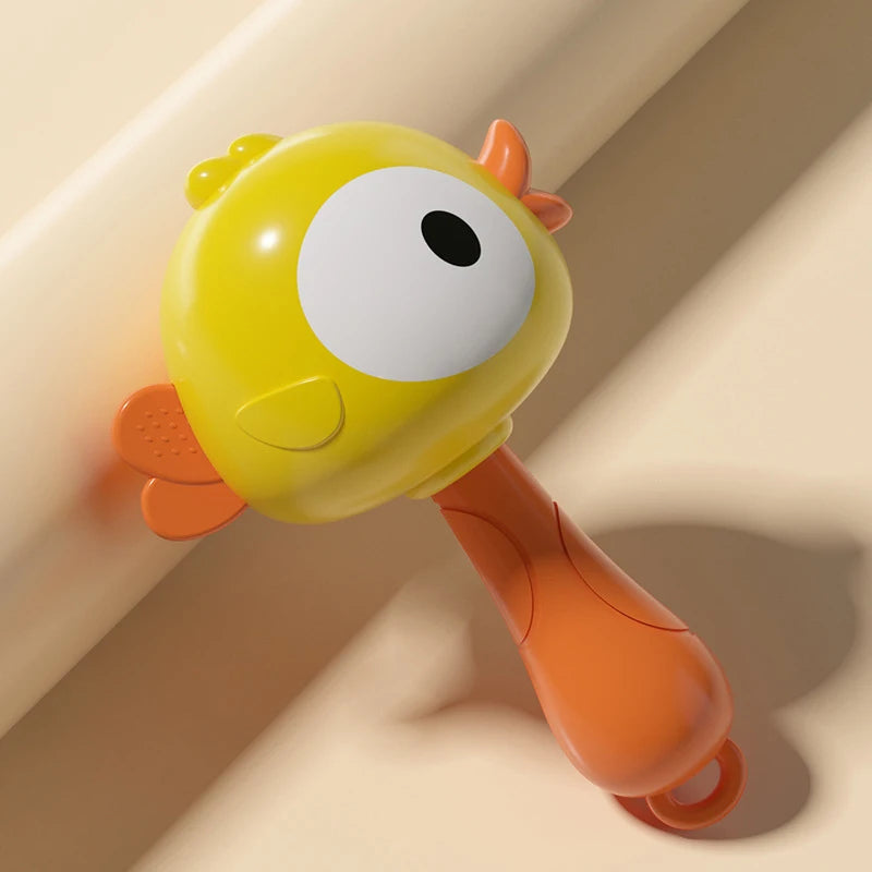 Baby Toys 0 12 Months Rotating Rattle Ball Grasping Activity Baby Development Toy Silicone Teether Sensory Toys for Babies Gifts