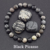 Real 5A Natural Lapis Lazuli Stone Beads Bracelet Homme Elastic High Quality Energy Healing Jewelry for Women Gift for Boyfriend