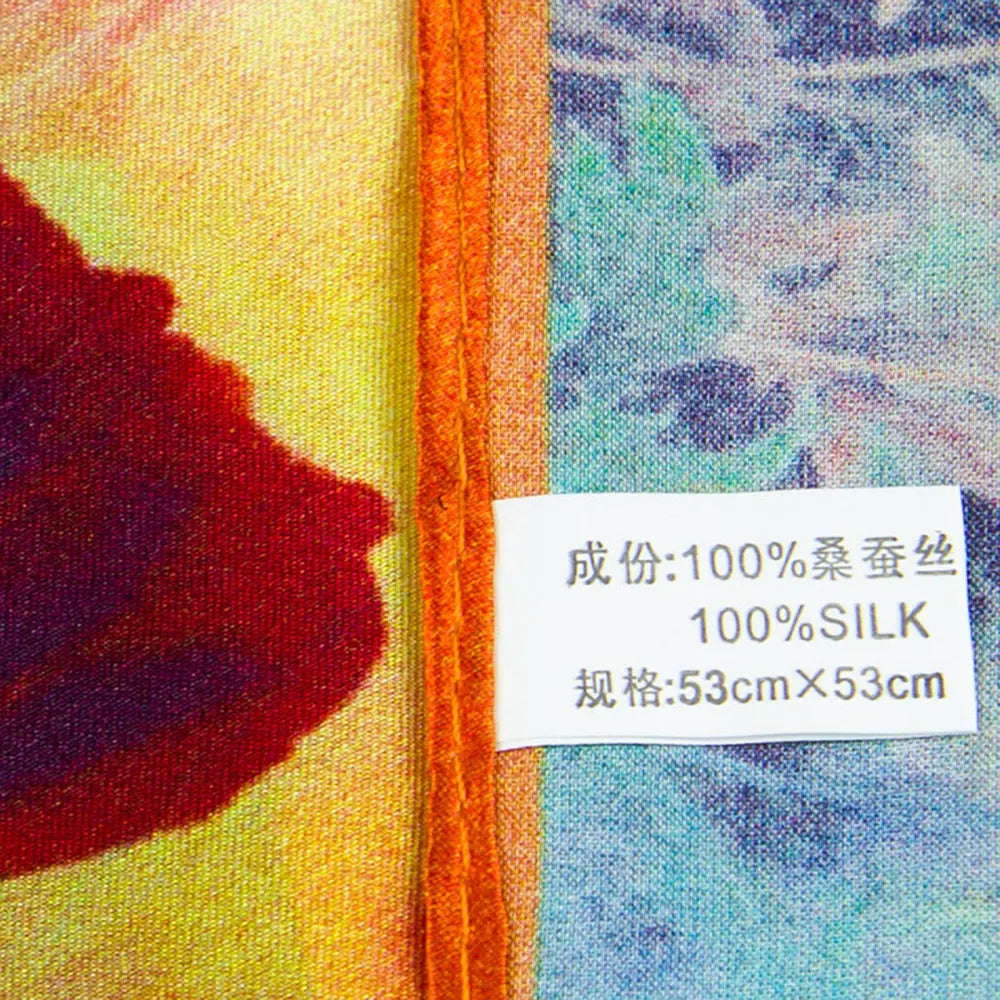 Pañuelo de seda 100 % pura para mujer, pañuelo para la cabeza, pañuelo de seda natural para niño, pañuelo de bolsillo superior para hombre.