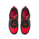 Tênis Nike Court Borough Series Low 2 Preto e Vermelho Estilo Infantil