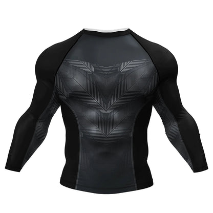 Custom Hot Sale Cody Lundin Wrestling BJJ Jiu Jitsu Rash Guard For Men 3D Sublimation Tattoo Tight Long Sleeve kickBoxing Jersey