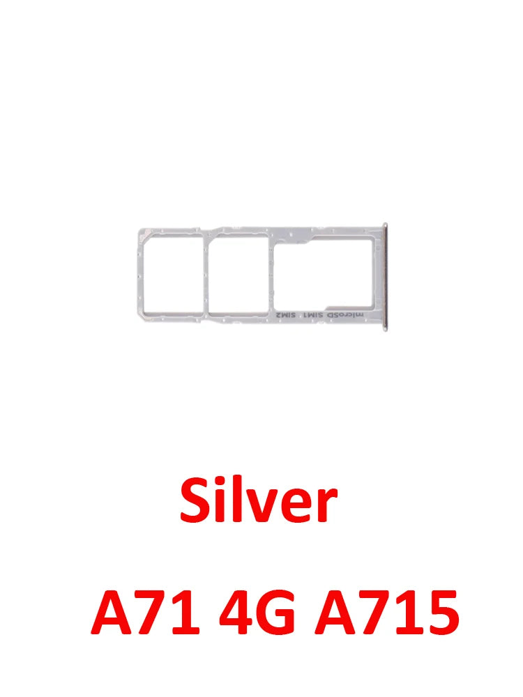 Sim Card Tray Slot For Samsung Galaxy A01 A11 A21s A31 A41 A51 A71 4G 5G Phone SIM Micro SD Card Chip Drawer Holder