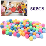 Pelotas de ping pong de colores para entretenimiento, pelotas de tenis de mesa, 40 mm, 10 unidades, 25 unidades, 50 unidades 