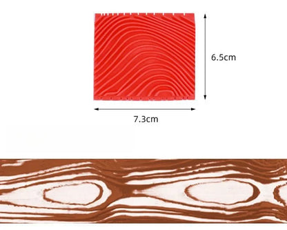 New Paint Brush Wood Graining Rubber Roller Brush Painting Tools Imitation Wall Painting Home Decoration Art Embossing Graining