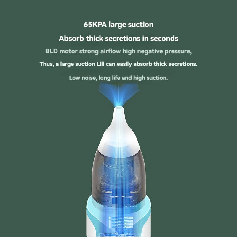 2024 New Pattern Baby Electric Nasal Aspirator, Rechargeable, for Newborns, Sucks Out Mucus to Prevent Nasal Congestion