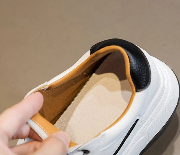 Fujin 9cm Cow Suede Genuine Leather Women Vulcanized Shoes Platform Wedge Skate Boarding High Brand Heels Casual Summer Shoes