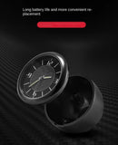 Car Clock Luminous Mini Automobiles Internal Stick-On Digital Watch Mechanics Quartz Clocks Auto Ornament 40mm 43mm