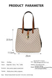 CH Women's Large Capacity Handbag Daily Commuting High-end Versatile PU Material Letter Printed Design Women's Crossbody Bag