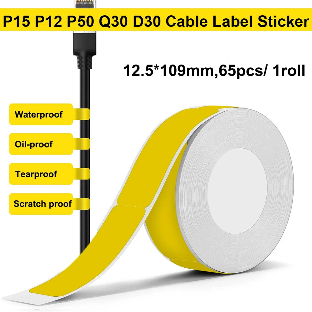 Phomemo D30 Q30/31 Mini Label Printer Paper Printing Label Waterproof Oilproof Scratch-Resistant Price Label Laser Sticker