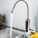Kitchen Faucets Electric Tap Kitchen Tap Instantaneous Water Heater Heatable 3KW Bathroom Kitchen Rotated 360° LCD