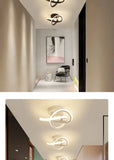Lámparas de techo LED para pasillo, modernas y minimalistas, para sala de estar, balcón, entrada, escalera, decoración del hogar, accesorios LED brillantes.