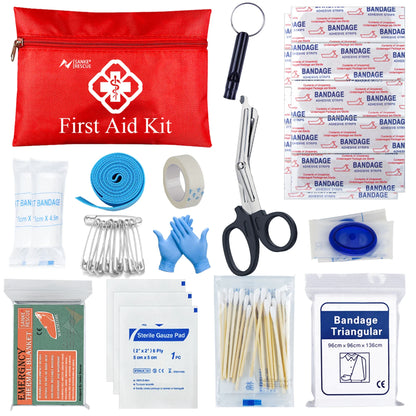 Kit de primeros auxilios táctico para coche, accesorios para supervivencia, equipo de acampada, maletín médico, bolsa EDC de autodefensa ifak