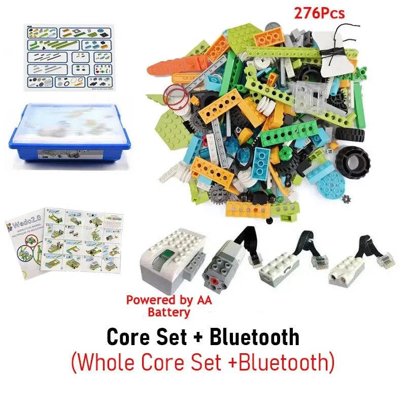 NEW Technical WeDo 2.0 Core Educational Set Building Blocks with Book DIY Parts 45300 Scratch 3.0 Children Toys Christmas Gifts