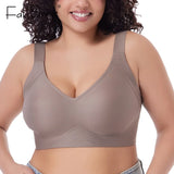 FallSweet Push Up Bra for Women Seamless Plus Size Bras Thin Cup Wireless Bralette Sexy Brassiere Femme M-6XL