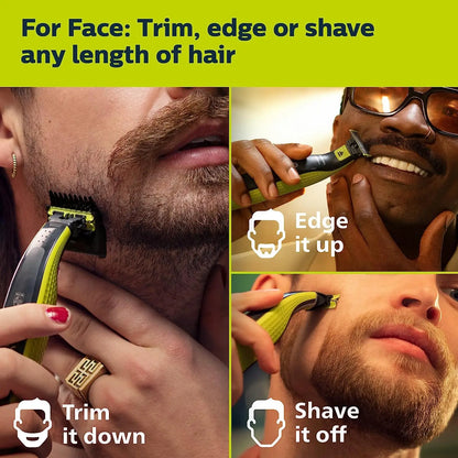 Brangdy Shaver 360 Replacement Blades for Philips One Blade Pro QP2520  QP2630 QP6510 QP6530 Hybrid Electric Beard Trimmer