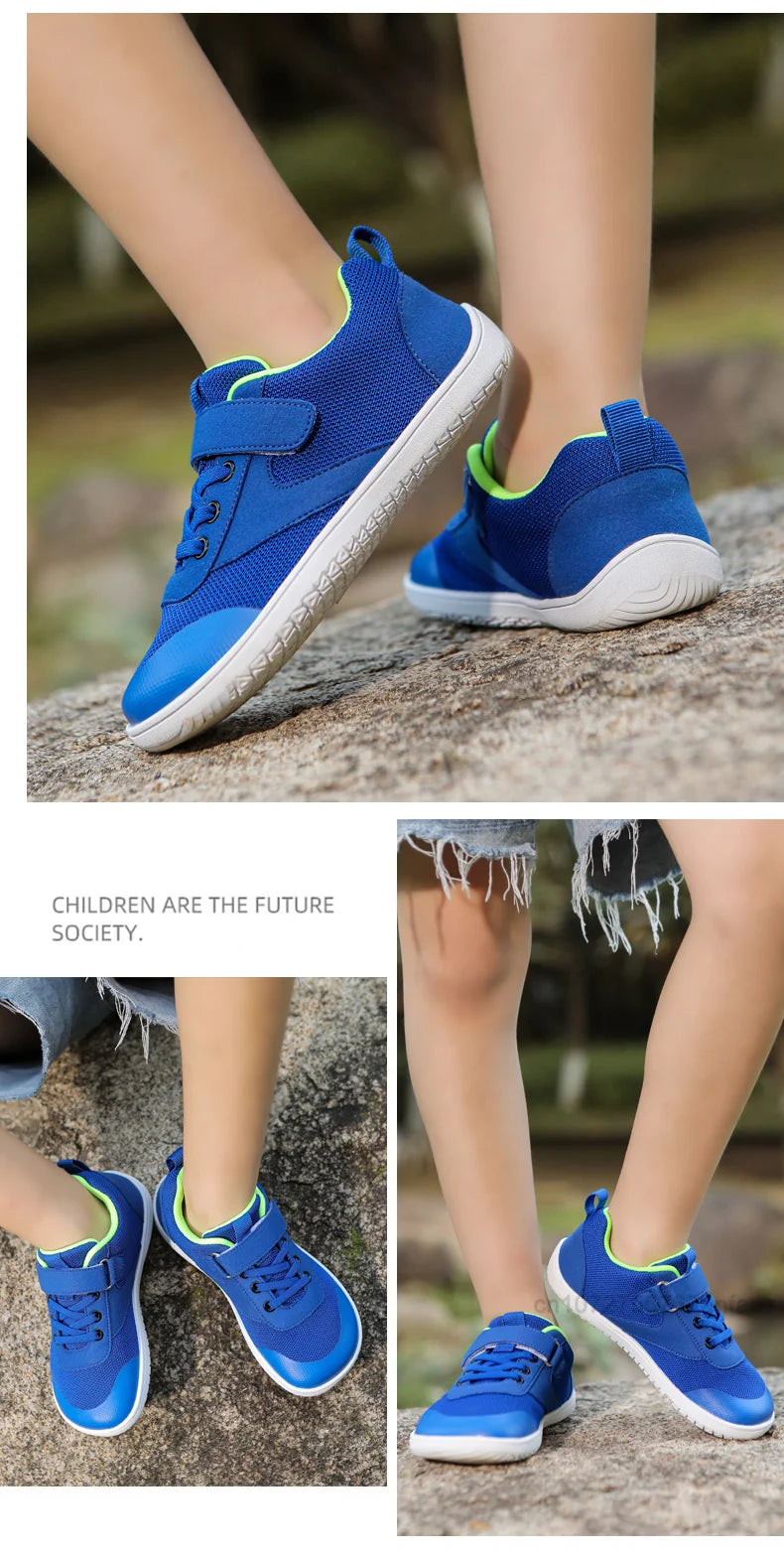 New Boys Girls Sneakers Kids Wide Barefoot Shoes  Naturally Splay Shoes Toddler Little Big Kid