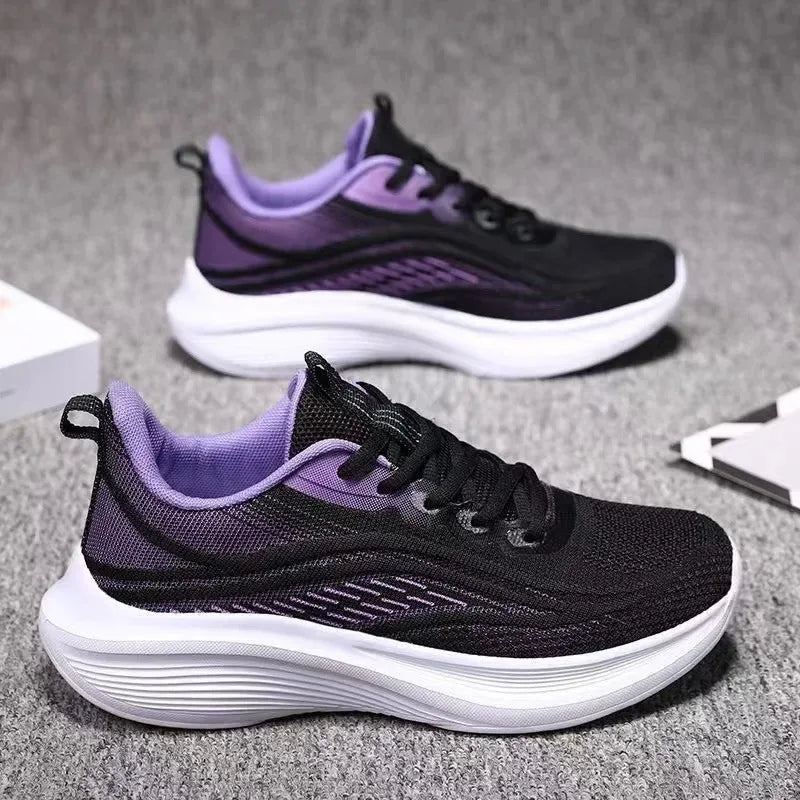 Zapatillas deportivas informales para correr, de verano, antideslizantes, para senderismo, de malla, transpirables, para mujer, tendencia 2024, para parejas 
