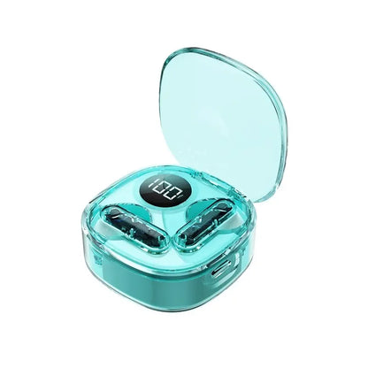 Apro138 True Wireless Bluetooth V5.3+EDR Transparency Headphones with ENC and LED Power Digital Display Stereo Sound Earphones