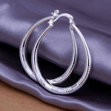 Hermosos pendientes de plata de ley 925 al por mayor para mujer, joyería clásica con encanto, bonitas joyas para bodas y fiestas.