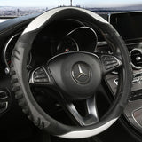 Three-dimensional Honeycomb Steering Wheel Cover  Durable Leather Cover with Anti-slip Linning Universal 14.5-15in