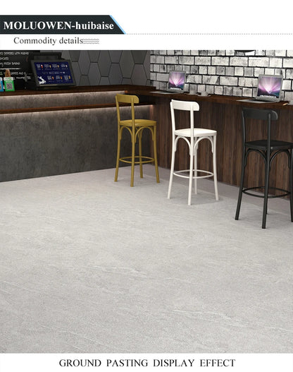 Self-adhesive Thicken PVC Floor Sticker Waterproof Ceramic Tiles Sticker Store Mall Hotel Floor Home Decorative Retro Wallpapers
