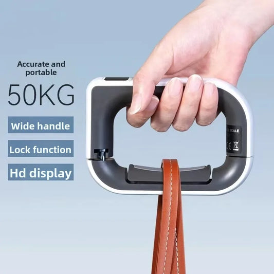 Portable Electronic Scale | High Precision 50kg Express Scale, Small Portable Luggage Weigher