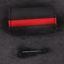 Universal Suede Car Steering Wheel Cover DIY Hand Sewing Soft Leather Braiding Cover For Auto Steering Wheel