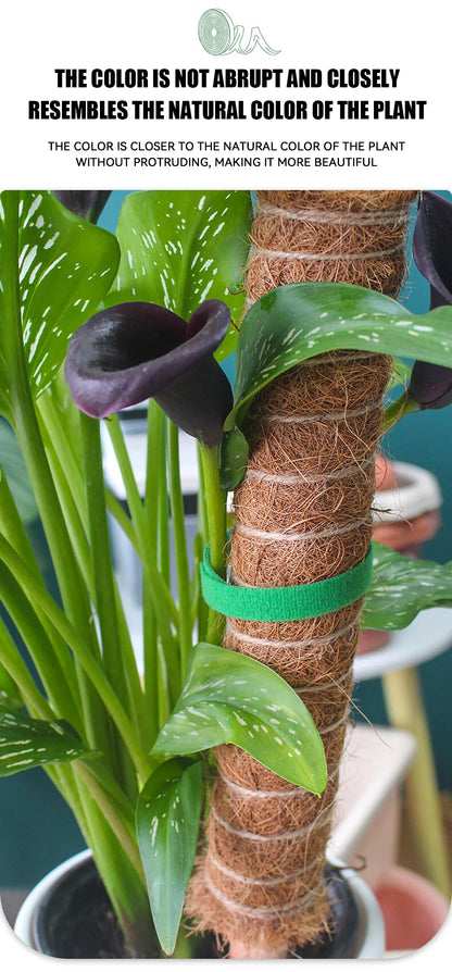 Brida de nailon para jardín, reutilizable, con cierre de velcro, para plantas, flores, trepadoras y en crecimiento.