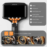 5'' IPS Screen Handheld Endoscope Car Inspection Borescope Video Camera Single Dual Triple Autofocus Lens USB Probe Waterproof