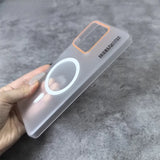 For Motorola Edge 60 NEO Edge60 Pro Stylus Case for Magsafe Matte PC Translucent Case for Moto Edge 50 Fusion Shockproof Cover