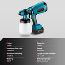 1000ML Electric Spray Gun Cordless Paint Sprayer Auto Furniture Household Sprayer Flow Control Power Tool For 21V 18V Battery