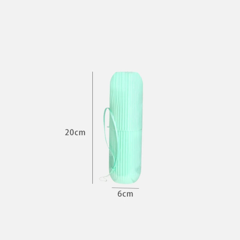 1Pc Portable Toothbrush Cup Bathroom Toothpaste Holder Storage Case Box Organizer Travel Toiletries Storage Cup New Creative