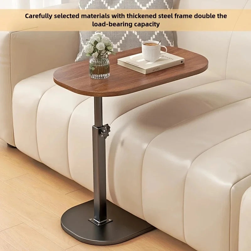 Portable Adjustable Folding Side Table/Laptop Desk, for Home Office, Coffee Table, Bedside Sofa, Office Reception Area, Mother's