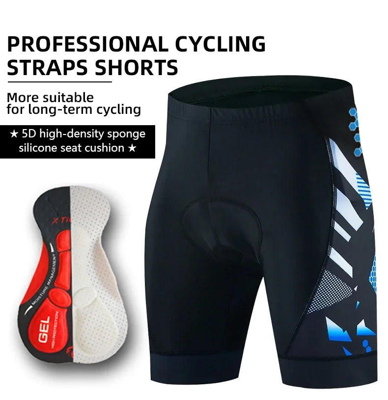 Cycling Pants Man MTB Cyklopedia Shorts Professional Sports Gel Lycra Summer Bicycle Clothing Maillot Bike Accessories