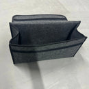 Gray Anti Slip Compartment Boot Storage Organizer Tool Car Storage Bag Car Trunk Organizer Soft Felt Storage Box Car Accessories