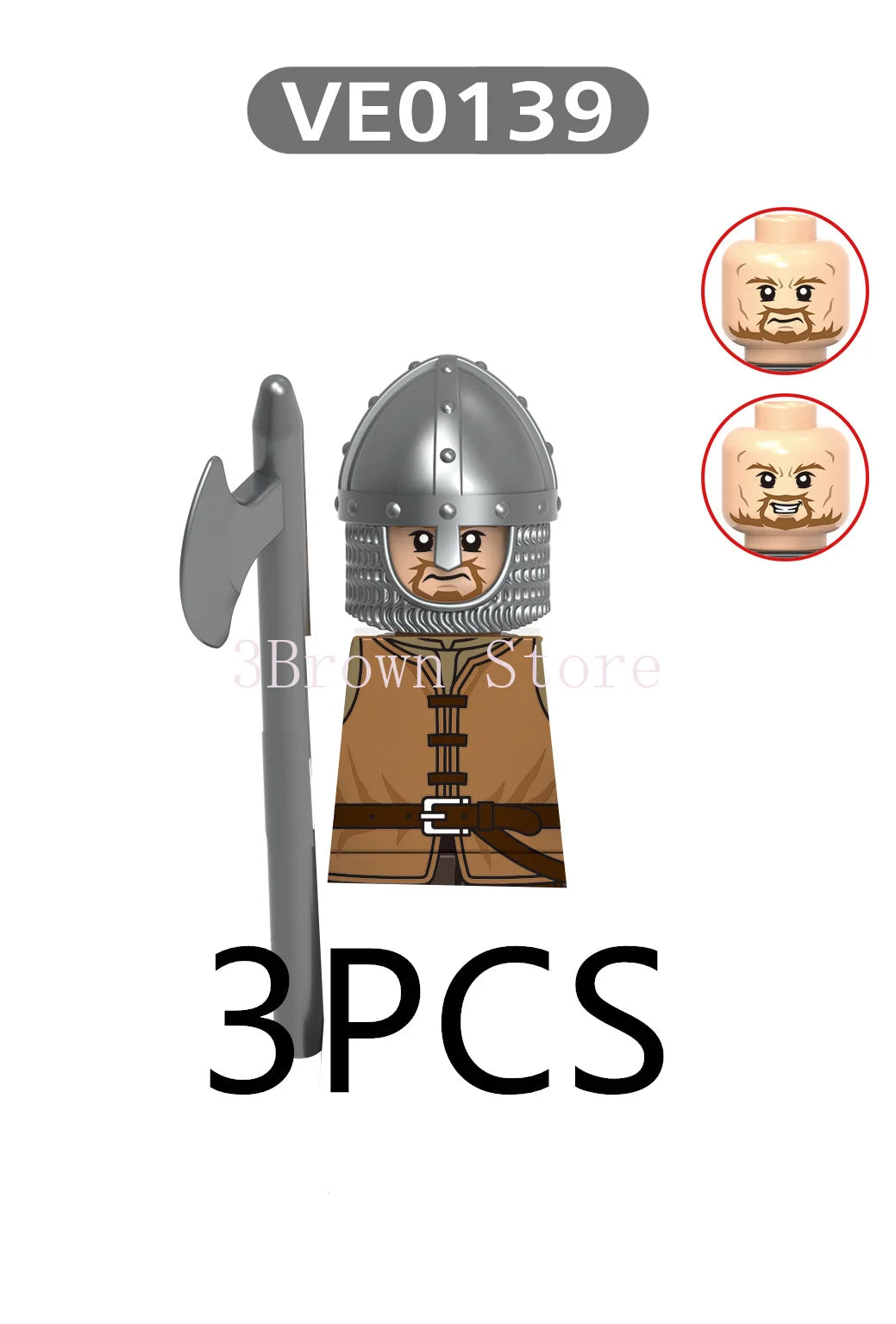 MOC Medieval Building Blocks Castle Knight Western Cowboy Historical Army Cavalry Horse Soldier Gun Kid Toy Gift Brick DIY S040