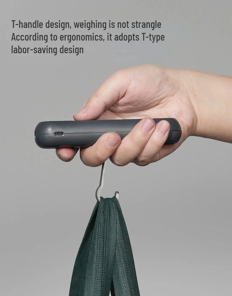 JIMIHOME Mini Household LCD Digital Electronic Scale Multi-function HD Portable Digital Handy Pocket Weight Hook Scale