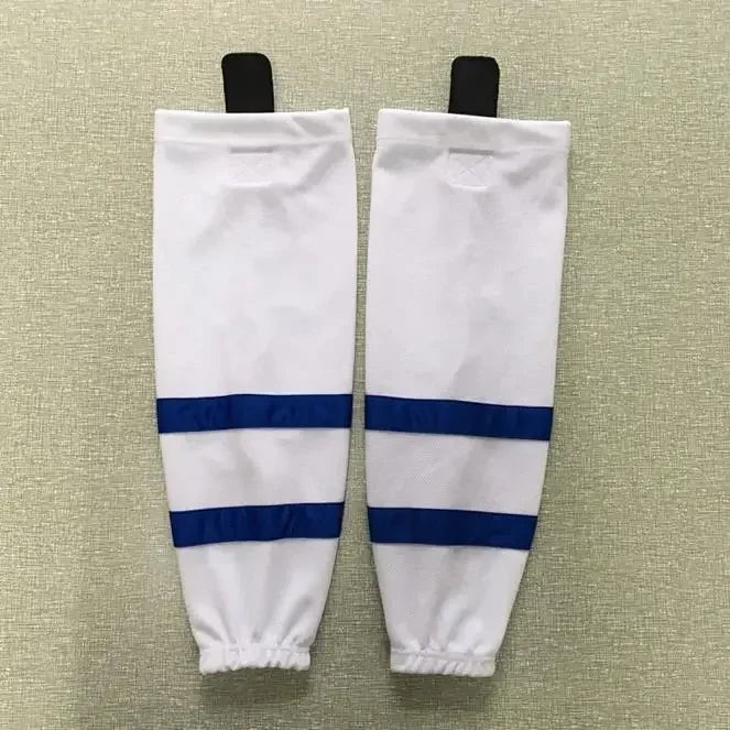 1 Pair Multiple Colors Knit Ice Hockey Socks 100% Polyester Team Training Socks Practice Socks Hockey Equipment Sports Sock