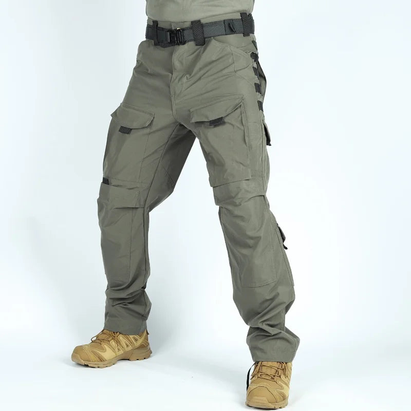 Men's Urban Ops Tactical Cargo Pants Work Casual Water Resistant Hiking Climbing Pants for Men Combat Trousers Army Combat Pants