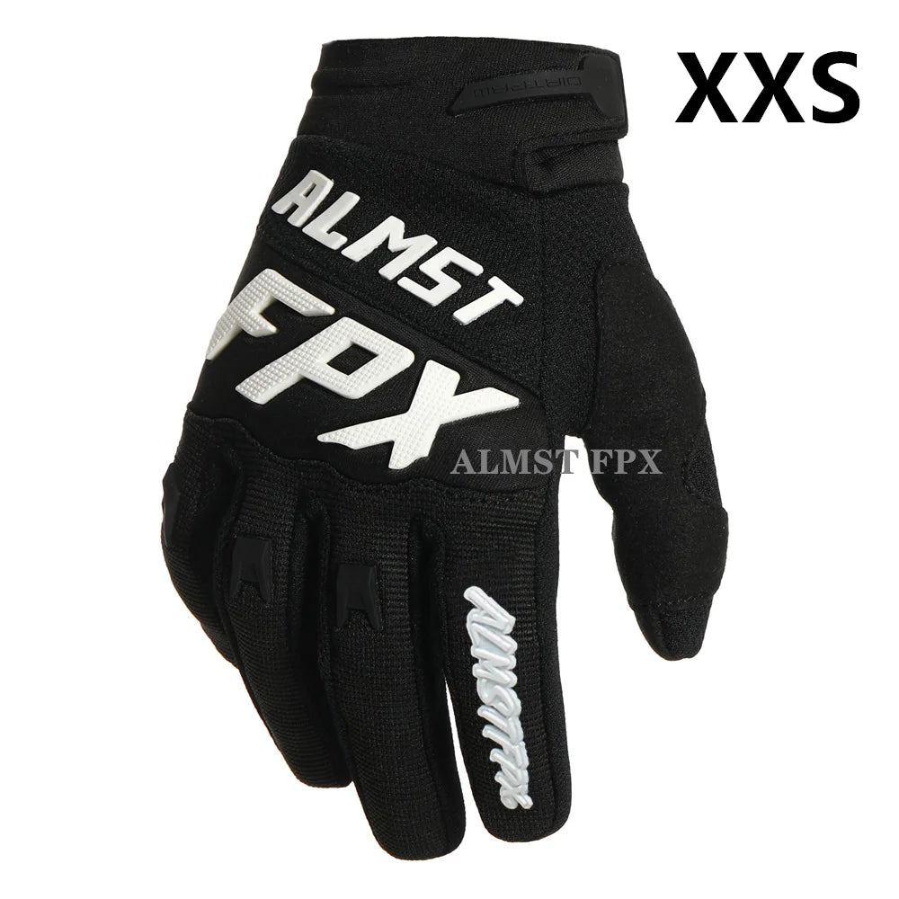 Age 4-12 Years Old Kids Full Finger Balance Bicycle Gloves Off-Road Racing Motorcycle Gloves Mountain Road Bike Children Gloves