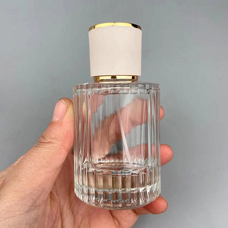 Luxury 30ml Glass Atomizer Perfume Bottle Glass Tube Spray Perfume Sub-bottling Moisturizing Spray Bottle Refillable Bottles