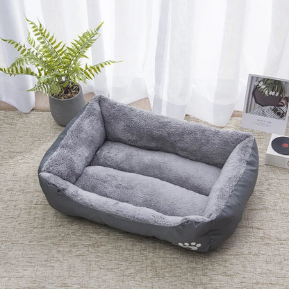 5 Sizes Large Dog Kennel Comfortable Cat Sofa Bed for Small Dog Nest Warm Pet Cat Sleeping Bed Winter Soft House Accessories