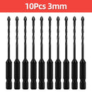 Cross Hex Drill Bit Set For Concrete Porcelain Tile Glass Metal Professional Multifunction Drill Bits Kit Tools Carbide Drills